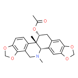 ChemSpider 2D Image | (11alpha,13beta,14beta)-O~11~-Acetyl-13-methylchelidonine | C23H23NO6
