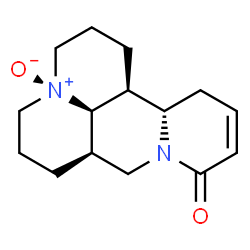ChemSpider 2D Image | (4S,7aR,13aS,13bS,13cR)-2,3,6,7,7a,8,13,13a,13b,13c-Decahydro-1H,5H,10H-dipyrido[2,1-f:3',2',1'-ij][1,6]naphthyridin-10-one 4-oxide | C15H22N2O2