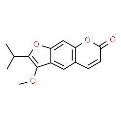 ChemSpider 2D Image | Peucedanin | C15H14O4