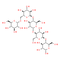 ChemSpider 2D Image | alpha-D-Glucopyranosyl-(1->6)-alpha-D-glucopyranosyl-(1->4)-alpha-D-glucopyranosyl-(1->4)-alpha-D-glucopyranosyl-(1->4)-alpha-D-glucopyranose | C30H52O26