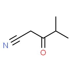 ChemSpider 2D Image | 4-Methyl-3-oxopentanenitrile | C6H9NO