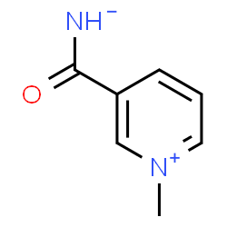 ChemSpider 2D Image | [(1-Methyl-3-pyridiniumyl)carbonyl]azanide | C7H8N2O