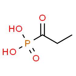 ChemSpider 2D Image | Propionylphosphonic acid | C3H7O4P