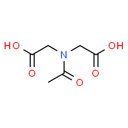 ChemSpider 2D Image | 2,2'-(Acetylimino)diacetic acid | C6H9NO5