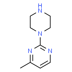 ChemSpider 2D Image | 4-Methyl-2-(1-piperazinyl)pyrimidine | C9H14N4
