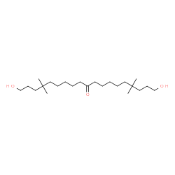 ChemSpider 2D Image | 1,19-Dihydroxy-4,4,16,16-tetramethyl-10-nonadecanone | C23H46O3