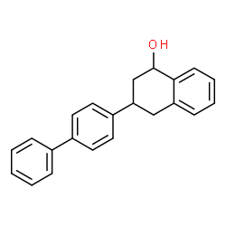 ChemSpider 2D Image | 3-(4-Biphenylyl)-1,2,3,4-tetrahydro-1-naphthalenol | C22H20O