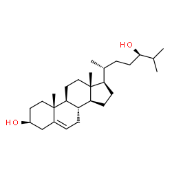 ChemSpider 2D Image | (24R)-hydroxycholesterol | C27H46O2