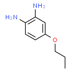ChemSpider 2D Image | 4-Propoxy-1,2-benzenediamine | C9H14N2O