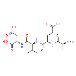 ChemSpider 2D Image | L-Alanyl-L-alpha-glutamyl-L-valyl-L-aspartic acid | C17H28N4O9