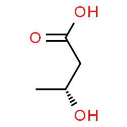 ChemSpider 2D Image | (R)-(-)-beta-Hydroxybutyric acid | C4H8O3