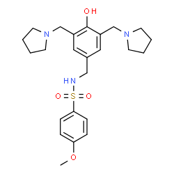 ChemSpider 2D Image | HBI-3000 | C24H33N3O4S