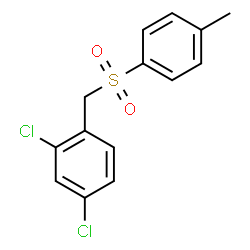 ChemSpider 2D Image | 2,4-Dichloro-1-{[(4-methylphenyl)sulfonyl]methyl}benzene | C14H12Cl2O2S