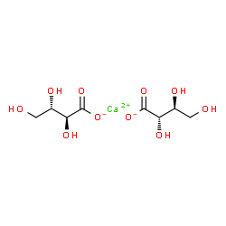 ChemSpider 2D Image | Calcium bis[(2S,3S)-2,3,4-trihydroxybutanoate] | C8H14CaO10
