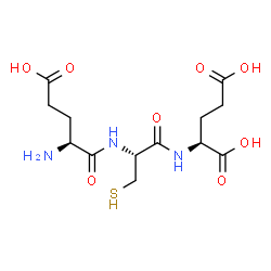 ChemSpider 2D Image | L-alpha-Glutamyl-L-cysteinyl-L-glutamic acid | C13H21N3O8S