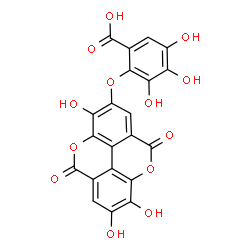 ChemSpider 2D Image | Valoneic acid dilactone | C21H10O13