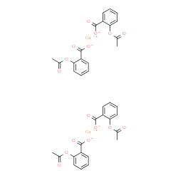 ChemSpider 2D Image | Copper aspirinate | C36H28Cu2O16