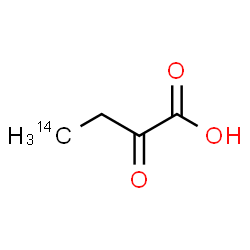 ChemSpider 2D Image | 2-Oxo(4-~14~C)butanoic acid | C314CH6O3