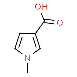 ChemSpider 2D Image | 1-Methyl-1H-pyrrole-3-carboxylic acid | C6H7NO2