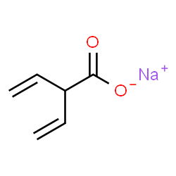 ChemSpider 2D Image | Sodium 2-vinyl-3-butenoate | C6H7NaO2
