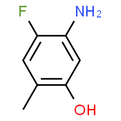 ChemSpider 2D Image | 5-Amino-4-fluoro-o-cresol | C7H8FNO