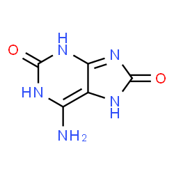 ChemSpider 2D Image | 2,8-dihydroxyadenine | C5H5N5O2