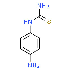 ChemSpider 2D Image | 1-(4-Aminophenyl)thiourea | C7H9N3S