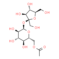 ChemSpider 2D Image | SUCROSE-6-ACETIC ESTER | C14H24O12