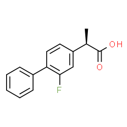 ChemSpider 2D Image | Tarenflurbil | C15H13FO2