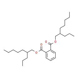 ChemSpider 2D Image | Di-2-propylheptyl phthalate | C28H46O4
