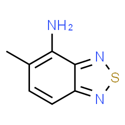 ChemSpider 2D Image | 5-Methyl-2,1,3-benzothiadiazol-4-amine | C7H7N3S