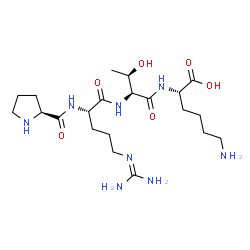 ChemSpider 2D Image | L-Prolyl-N~5~-(diaminomethylene)-L-ornithyl-L-threonyl-L-lysine | C21H40N8O6