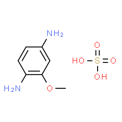 ChemSpider 2D Image | 2,5-Diaminoanisole sulfate | C7H12N2O5S