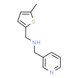 ChemSpider 2D Image | 1-(5-Methyl-2-thienyl)-N-(3-pyridinylmethyl)methanamine | C12H14N2S