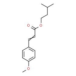 ChemSpider 2D Image | 3-Methylbutyl 3-(4-methoxyphenyl)acrylate | C15H20O3