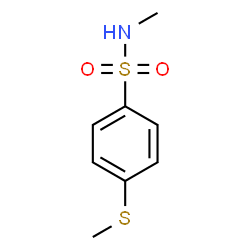 ChemSpider 2D Image | N-Methyl-4-(methylsulfanyl)benzenesulfonamide | C8H11NO2S2