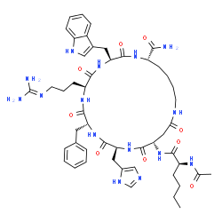 ChemSpider 2D Image | Melanotan II | C50H69N15O9