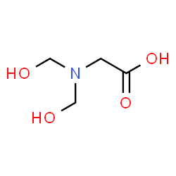 ChemSpider 2D Image | 2-(bis(hydroxymethyl)amino)acetic acid | C4H9NO4