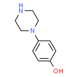 ChemSpider 2D Image | 4-Piperazinophenol | C10H14N2O