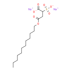 ChemSpider 2D Image | Disodium laureth sulfosuccinate | C16H28Na2O7S