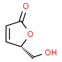ChemSpider 2D Image | (S)-5-Hydroxymethyl-2(5H)-furanone | C5H6O3