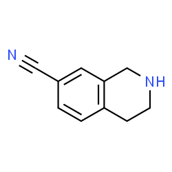 ChemSpider 2D Image | 7-Cyano-1,2,3,4-tetrahydroisoquinoline | C10H10N2