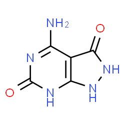 ChemSpider 2D Image | hydroxyakalone | C5H5N5O2
