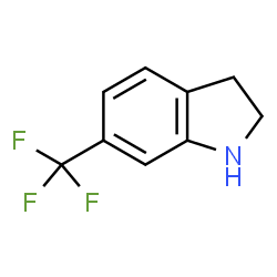 ChemSpider 2D Image | 6-(Trifluoromethyl)indoline | C9H8F3N