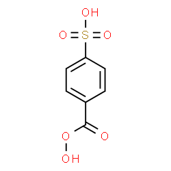 ChemSpider 2D Image | 4-Sulfobenzenecarboperoxoic acid | C7H6O6S