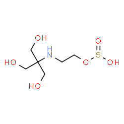 ChemSpider 2D Image | 2-{[1,3-Dihydroxy-2-(hydroxymethyl)-2-propanyl]amino}ethyl hydrogen sulfite | C6H15NO6S