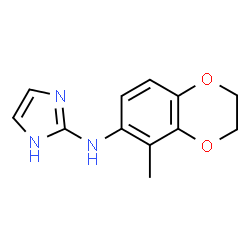 ChemSpider 2D Image | N-(5-Methyl-2,3-dihydro-1,4-benzodioxin-6-yl)-1H-imidazol-2-amine | C12H13N3O2