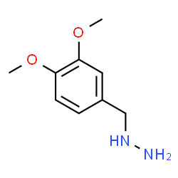 ChemSpider 2D Image | 3,4-Dimethoxybenzylhydrazine | C9H14N2O2