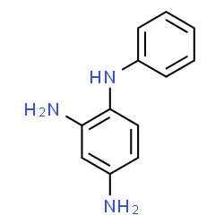 ChemSpider 2D Image | 2,4-DIAMINODIPHENYLAMINE | C12H13N3