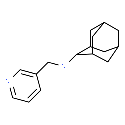 ChemSpider 2D Image | N-(3-Pyridinylmethyl)-2-adamantanamine | C16H22N2